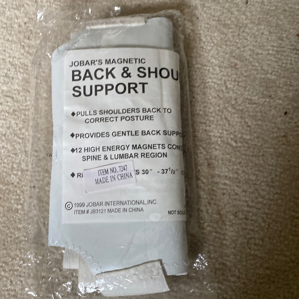 NIP Jobar’s Magnetic Back and Shoulder Support